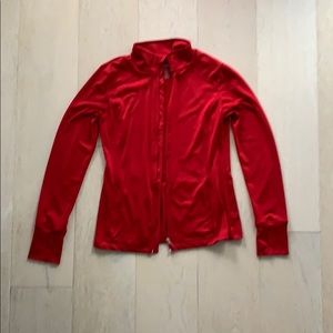 Red Athletic lightweight jacket